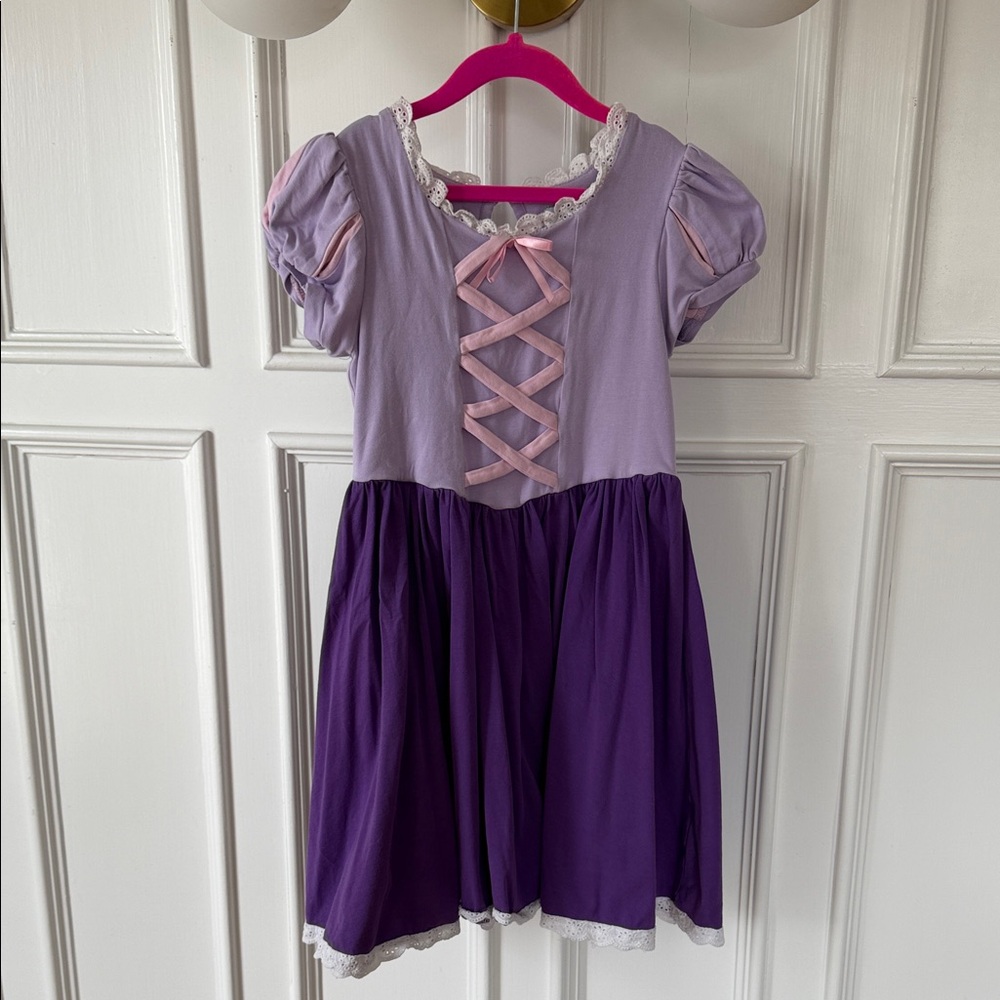 Only Little Once Tangled Girls' Princess Costume Dress Size 8